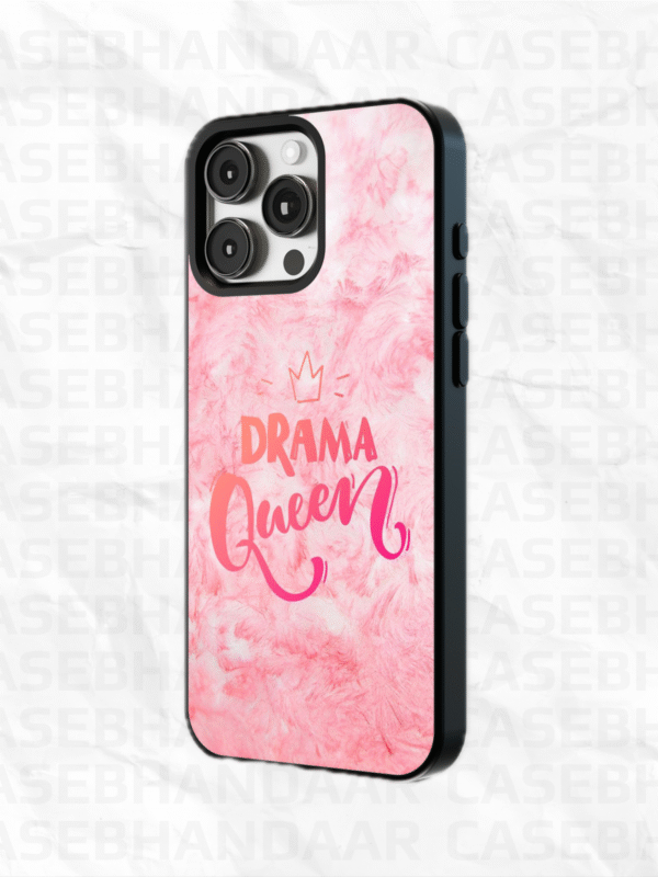 Drama Queen pink Metal case - Image 2