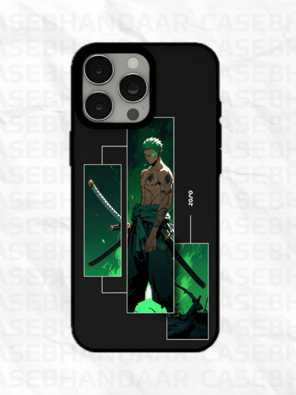 Green Warrior Anime Glass case.