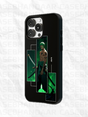 Green Warrior Anime Glass case.