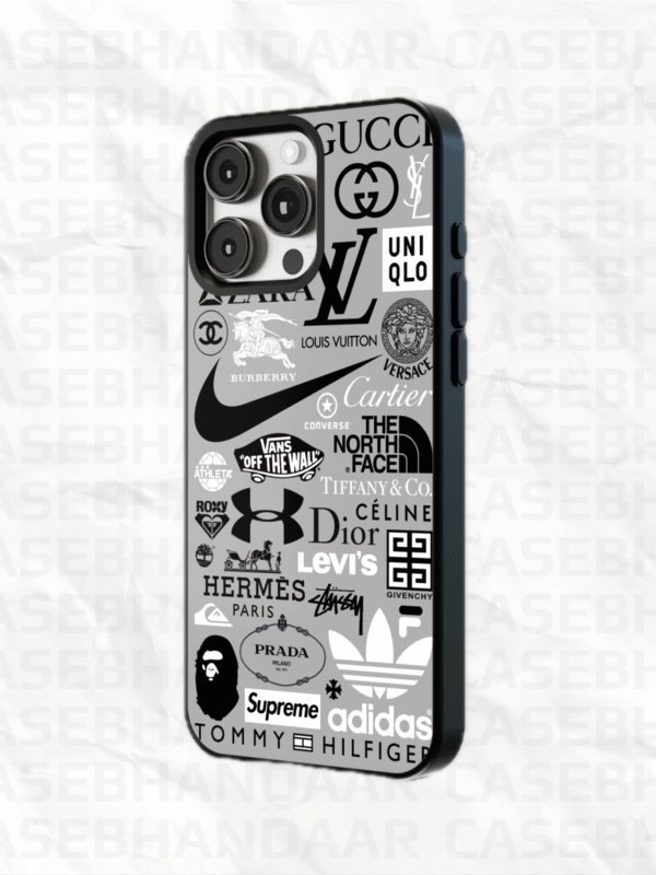 Brand Collage Aesthetic Silicone case - Image 2