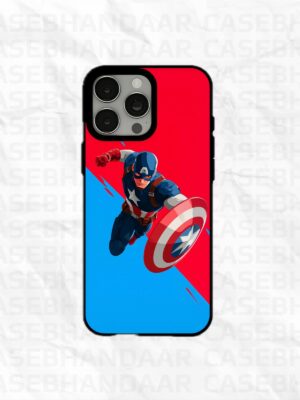 Caption America Case iPhone 14, 15, 16 Pro, Pro Max