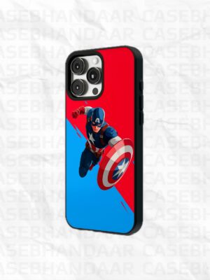 Caption America Case iPhone 14, 15, 16 Pro, Pro Max